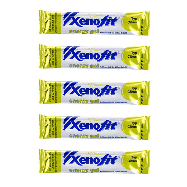Xenofit Energy Gel 5er Pack Citrus
