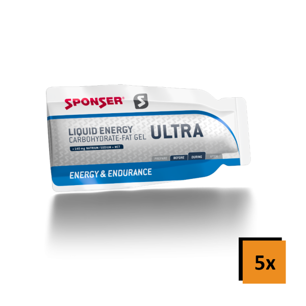 Sponser Liquid Energy Ultra Gel 5er Pack