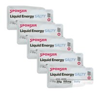Sponser Liquid Energy Salty Gel 5er Pack