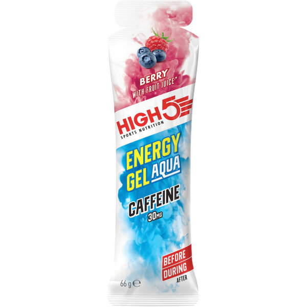 High5 Energy Gel Aqua Berry + Koffein