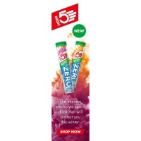 High5 Zero Active 1 x 20 Braustabletten Dose 5er Pack Berry