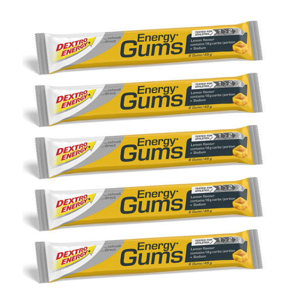 Dextro Energy Gums Fruchtgummis 5er Pack