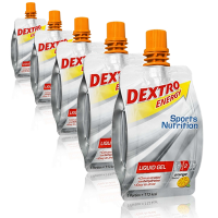 Dextro Energy Liquid Gel 5er Pack Lemon + Coffein