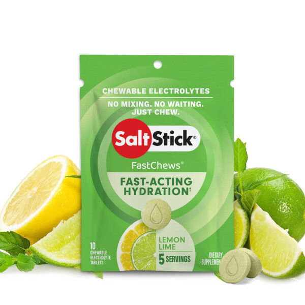 Salt Stick Fast Chews Elektrolyt-Kautabletten Lemon