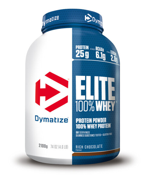 Dymatize Elite 100% Whey Protein 2170g Dose Rich Chocolate