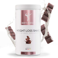 Bodys Perfect Weight Loss Shake für Frauen 500g Dose Schokolade