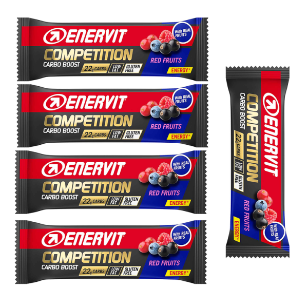 Enervit Power Sport Competition Riegel 5er Pack Red Fruits