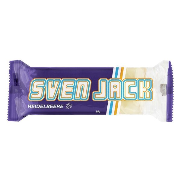 Sven Jack Energie Riegel 65g vegan Heidelbeere