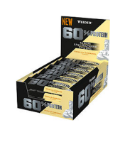 Weider 60% Protein Riegel 24er Box Vanilla - Caramel