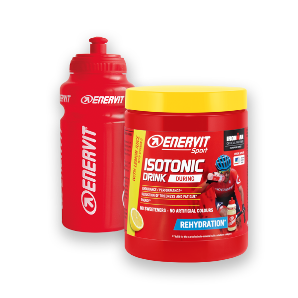 Enervit SPORT ISOTONIC DRINK 420g Pulverdose + 500ml Trinkflasche