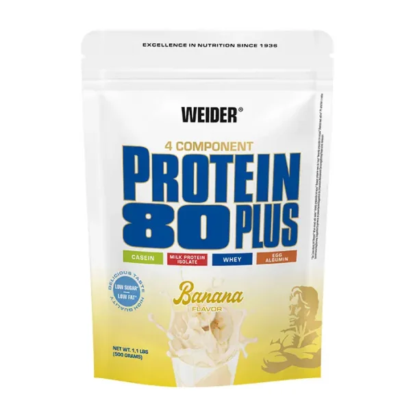 Weider Protein 80 Plus 500g Eiweißbeutel Banana