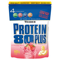 Weider Protein 80 Plus 500g Eiweißbeutel Strawberry...