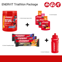 Enervit Triathlon Paket Citrus + Koffein-Red Fruits-Orange