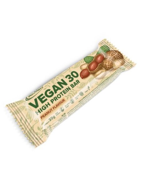 IronMaxx Vegan 30 High Protein Eiweißriegel Peanut (Erdnuss)