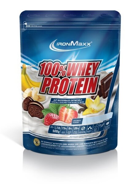IronMaxx 100% Whey Protein 500g Beutel Neutral