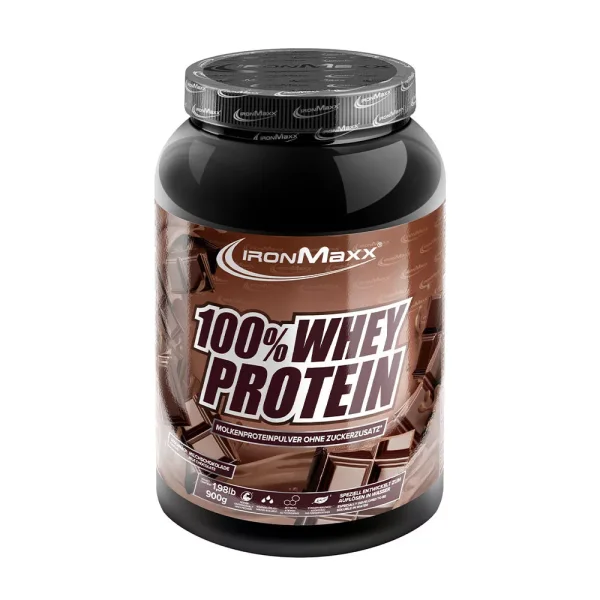 IronMaxx 100% Whey Protein 900g Dose Milchschokolade