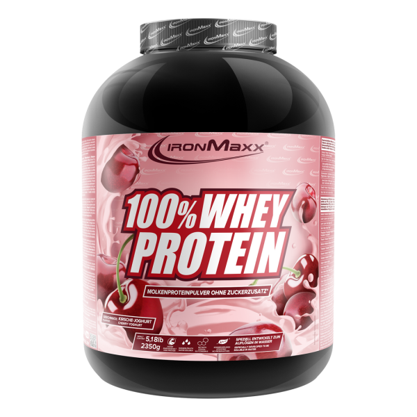 IronMaxx 100% Whey Protein 2350g Dose Kirsche - Joghurt