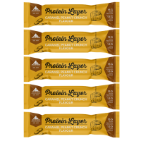 Multipower Protein Layer Riegel 5er Pack Caramel Peanut Crunch