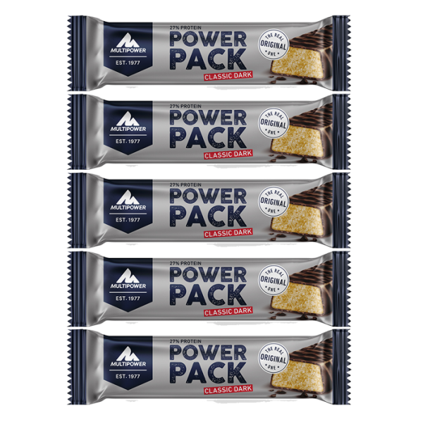 Multipower Power Pack Riegel 5er Pack Classic Dark