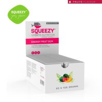 Squeezy Energy Fruit Gums Fruchtgummi 20er Box