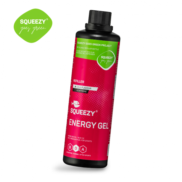 Squeezy Energy Super Gel Refiller Cola+Koffein 500ml