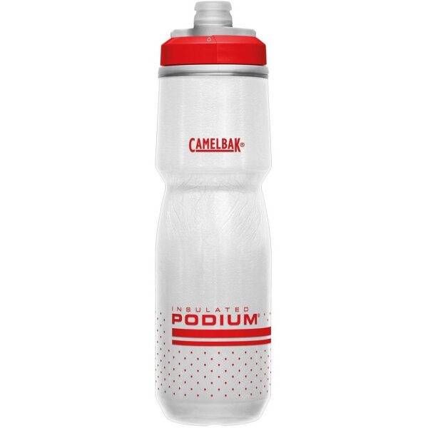 CamelBak Podium Chill Trinkflasche 710 ml fiery red / white