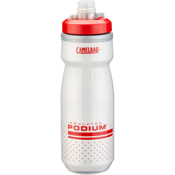CamelBak Podium Chill Trinkflasche Fiery Red-White 620ml