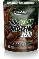Ironmaxx 100% Vegan Protein Zero 500g Standbeutel Dark Chocolate