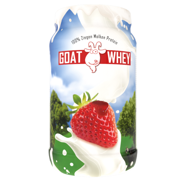 LSP Sports Goat Whey Protein - Ziegen Molkeprotein Erdbeere