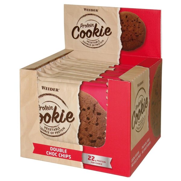 Weider Protein Cookie 12er Box Double Choc Chips