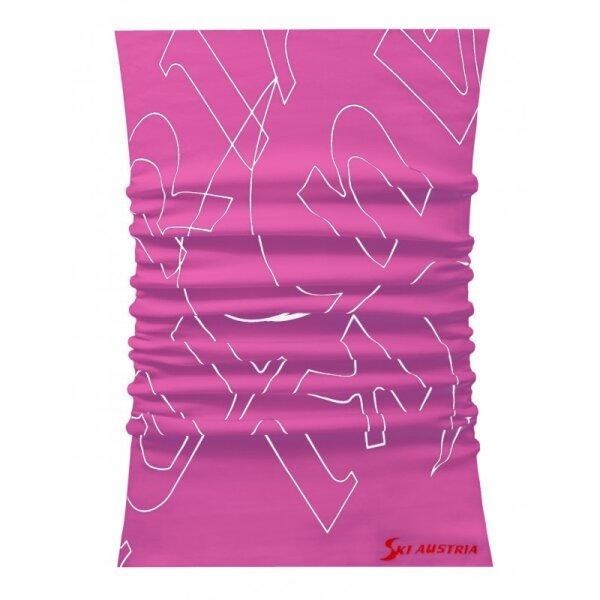 Ski Austria Schlauchschal Classic, Loop Scarf pink