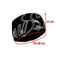 ÖSV - Team Ski Austria Stirnband Reflektierend schwarz-silber
