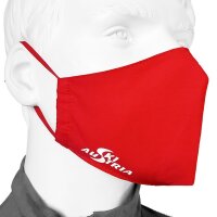 Ski Austria Gesichtsmaske Mund Nasen Schutz mit Filter rot