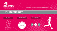 Squeezy Liquid Energy Gel Raspberry (Himbeere)