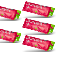 Squeezy Liquid Energy Gel 5er Pack Raspberry (Himbeere)