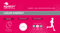 Squeezy Liquid Energy Gel 5er Pack Raspberry (Himbeere)