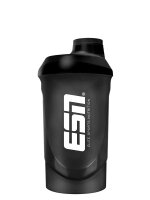 ESN Shaker 600ml Schwarz (weiß)