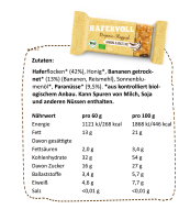 Hafervoll Organic Flapjack Riegel