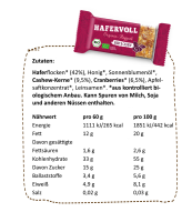 Hafervoll Organic Flapjack Riegel 5er Pack