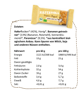 Hafervoll Organic Flapjack Riegel 5er Pack Cacao Nib & Hazelnut