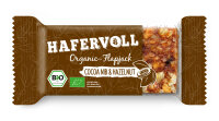 Hafervoll Organic Flapjack Riegel 18er Box Cacao Nib & Hazelnut