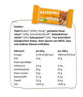 Hafervoll Organic Flapjack Riegel 18er Box gemischt