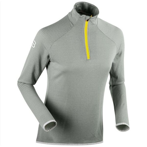 Daehlie Damen Half Zip Flex light greymelange Größe M