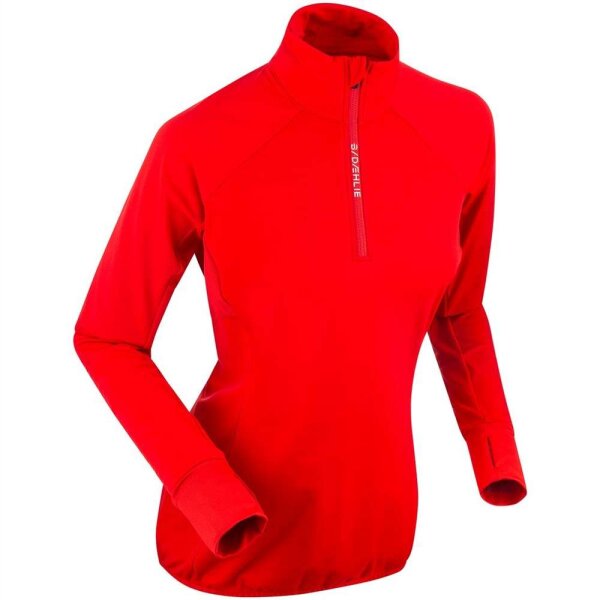 Daehlie Damen Half Zip Topp rot L