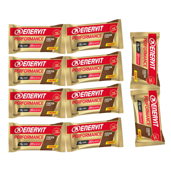Enervit Sport Performance Bar Riegel (2x30g) 5er Pack Dark Chocolate