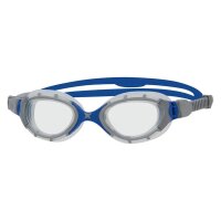 Zoggs Schwimmbrille Predator Flex Grey/Blue/Clear
