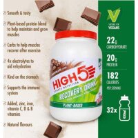 High5 Plant-Based Recovery Drink Schokolade 1600g/450g Dose