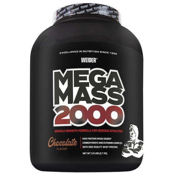 Weider Mega Mass 2000 2,7kg Dose Schokolade