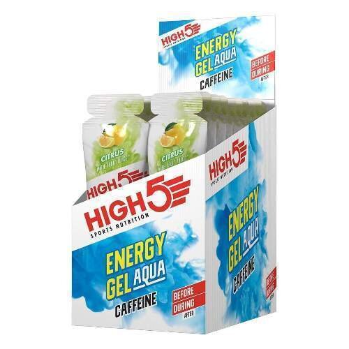 High5 Energy Gel Aqua 15er Box Citrus + Koffein