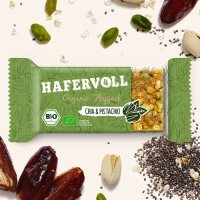 Hafervoll Organic Flapjack Riegel 5er Pack Chia & Pistachio